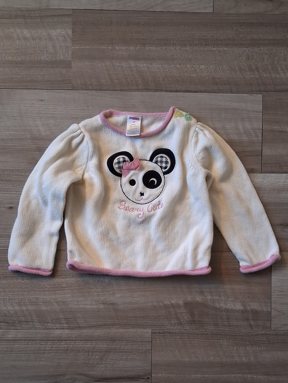 Gymboree Vintage Panda Applique Size 2T (O)